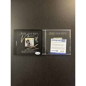 SIGNED Fall Out Boy - So Much For Stardust CD AUTOGRAPH COA #SC79368